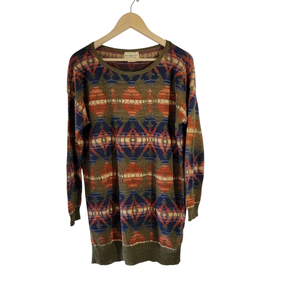 VTG Ralph Lauren DENIM & SUPPLY Multicolored Southwestern Tunic Dress M  Aztec - Picture 1 of 12